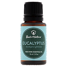 Best of Nature Eucalyptus 100% Pure, Essential Oil, 0.5 Ounce