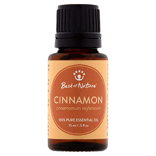 Best of Nature Cinnamon 100% Pure Essential Oil, .5 fl oz