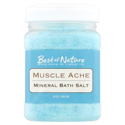 Best of Nature Muscle Ache Mineral Bath Salt, 26 oz