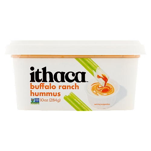 Ithaca Buffalo Ranch Hummus, 10 oz