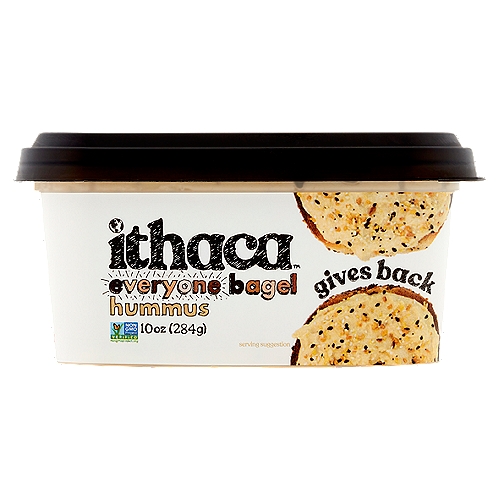 Ithaca Everyone Bagel Hummus, 10 oz