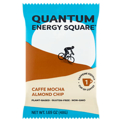 Quantum Caffe Mocha Almond Chip Energy Square, 1.69 oz
