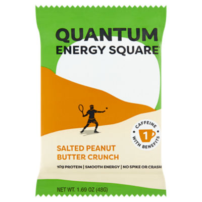Quantum Salted Peanut Butter Crunch Energy Square, 1.69 oz