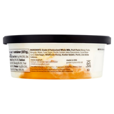 Noosa Yogurt Nutrition Mango Besto Blog