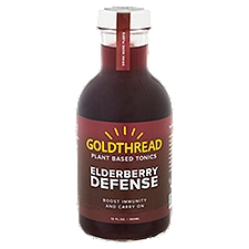 Goldthread Elderberry Defense Plant Based, Tonics, 12 Fluid ounce