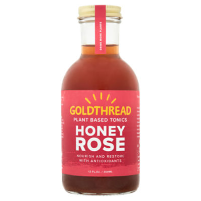 Goldthread Honey Rose Plant Based Tonics, 12 fl oz