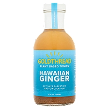 Goldthread Hawaiian Ginger Plant Based , Tonics, 12 Fluid ounce