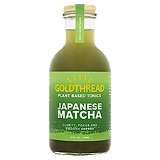 Goldthread Japanese Matcha Plant Based Tonics, 12 fl oz
