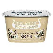 Icelandic Provisions Vanilla Thick & Creamy Skyr Low Fat Yogurt, 5.3 oz, 5.3 Ounce