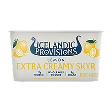 Icelandic Provisions Lemon Extra Creamy Skyr, 4.4 oz
