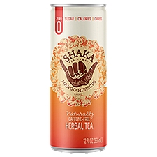 Shaka Mango Hibiscus Flavored Naturally Caffeine-Free Herbal Tea, 12 fl oz, 12 Fluid ounce
