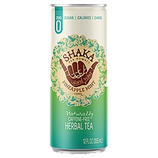 Shaka Pineapple Mint Flavored Naturally Caffeine-Free Herbal Tea, 12 fl oz