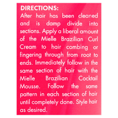 Mielle, Hair, Mielle Brazilian Curly Cocktail Curl Mouse