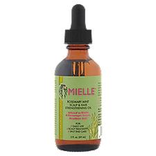 Mielle Rosemary Mint Scalp & Hair Strengthening Oil, 2 fl oz, 2 Fluid ounce