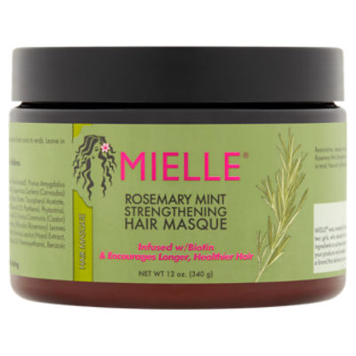 Mielle Rosemary Mint Strengthening Hair Masque, 12 oz