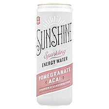 Sunshine Pomegranate Acai, Sparkling Energy Water, 12 Fluid ounce