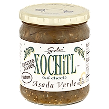 Xochitl Medium Asada Verde Roasted Flavor, Salsa, 15 Ounce