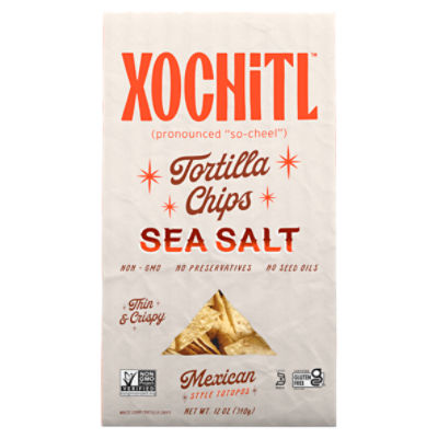 Xochitl Mexican Style Salted White Corn Chips, 12 oz