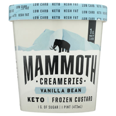 Mammoth Keto Vanilla Bean Frozen Custard, 1 pint ShopRite
