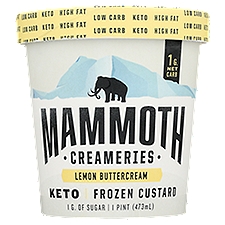 Mammoth Keto Lemon Buttercream Frozen Custard, 1 pint