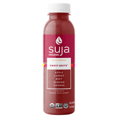 Suja Organic Cold-Pressed Sweet Beets, 12 fl oz, 12 Fluid ounce