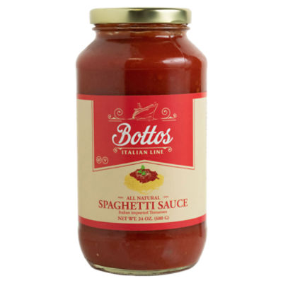 Botto's Italian Line Spaghetti Sauce, 24 oz