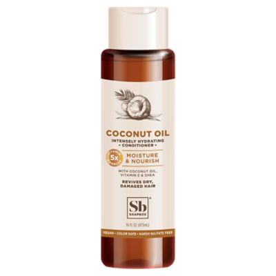 Soapbox Coconut Oil Intensely Hydrating Conditioner, 16 fl oz.