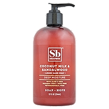 Soapbox Coconut Milk & Sandalwood Liquid Hand Soap, 12 fl oz