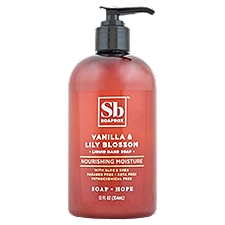 Soapbox Vanilla & Lily Blossom Liquid, Hand Soap, 12 Fluid ounce