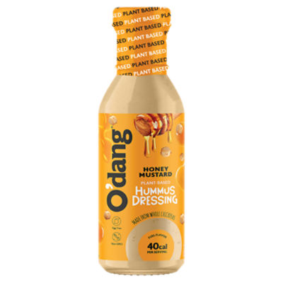 O'dang Honey Mustard Plant-Based Hummus Dressing, 12 fl oz