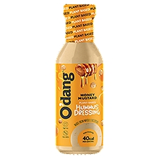 O'dang Honey Mustard Plant-Based Hummus Dressing, 12 fl oz