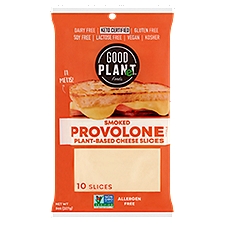Plant Based Smoked Provolone Cheese Slices   , 8 Ounce