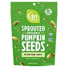 Go Raw Sprouted Organic Pumpkin Seeds with Sea Salt, 4 oz