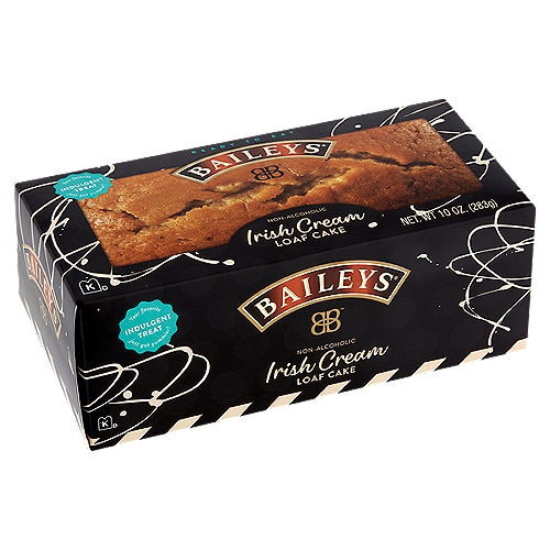 Baileys Irish Cream Loaf Cake, 10 oz
Made with the finest ingredients and infused with the genuine flavor of your favorite brands. It might not be the easiest way, but it's the best way to enrich the taste - and the moment.