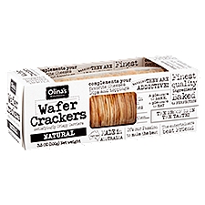Olina's Bakehouse Natural, Wafer Crackers, 3.5 Ounce