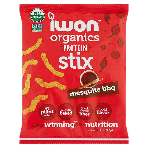 Iwon Organics Mesquite BBQ Protein Stix, 1.5 oz