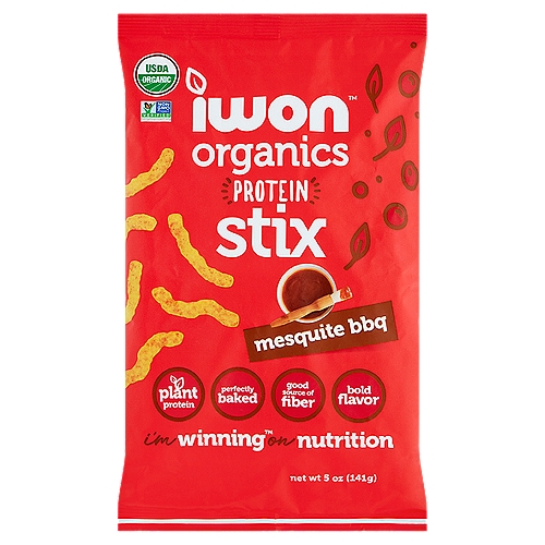 Iwon Organics Mesquite BBQ Protein Stix, 5 oz