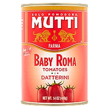 Mutti Baby Roma Tomatoes, 14 oz