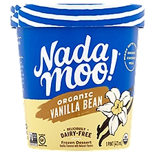 NadaMoo! Organic Vanilla Bean Frozen Dessert, 1 pint