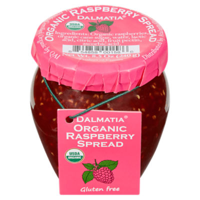 Dalmatia Gluten Free Organic Raspberry Spread, 8.5 oz