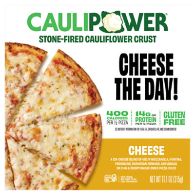 CAULIPOWER Cheese Lovers Stone-fired Cauliflower Crust Pizza, 11.1 oz, 11.1 Ounce