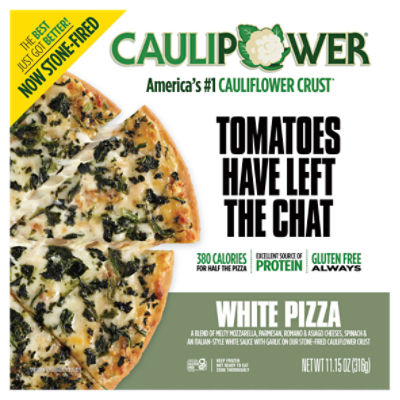 CAULIPOWER White Cauliflower Crust Pizza, 11.15 oz, 11.15 Ounce