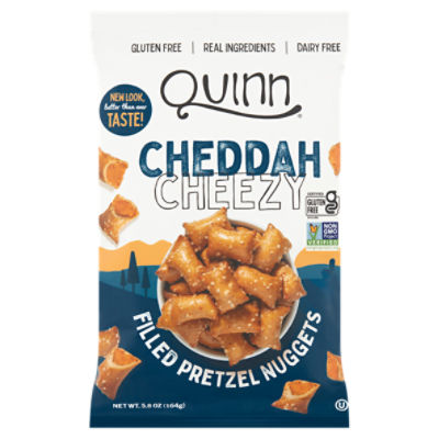 Quinn Cheddah Cheezy Filled Pretzel Nuggets, 5.8 oz