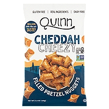Quinn Plant Based Cheezy Style Filled Pretzel Nuggets, 5.8 oz