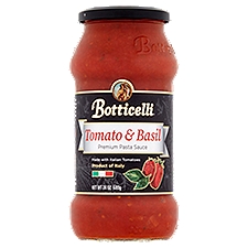 Botticelli Pasta Sauce Tomato & Basil Premium, 24 Ounce