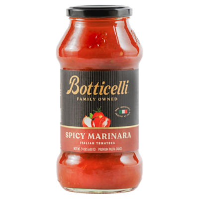 Botticelli Spicy Marinara Italian Tomatoes Premium Pasta Sauce, 24 oz