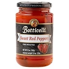 Botticelli Fire Roasted Sweet, Red Peppers, 12 Ounce