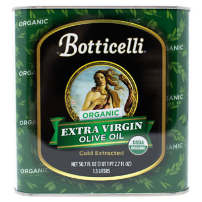 Botticelli Organic Extra Virgin Olive Oil, 50.7 fl oz, 50.7 Fluid ounce