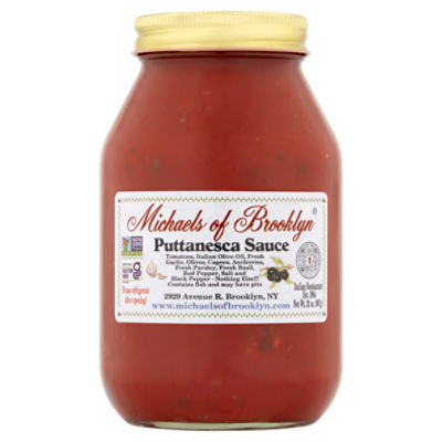 Michaels of Brooklyn Puttanesca Sauce, 32 oz