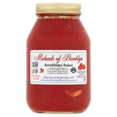 Michaels of Brooklyn Hot Arrabbiata Sauce, 32 oz